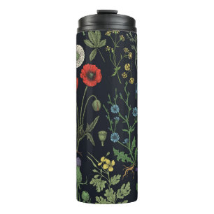 Bouteilles Isothermes Collage de fleurs sauvages