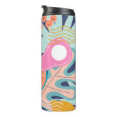 Bouteilles Isothermes Collage de jungle exotique et moderne. (Tourné sur la droite)