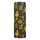 Bouteilles Isothermes Collage de Noël métallique (Dos)