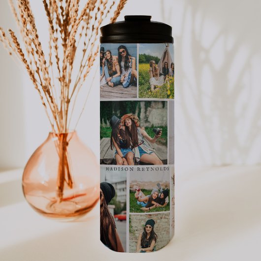 Bouteilles Isothermes Collage de photos & monogramme