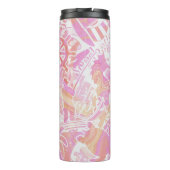 Bouteilles Isothermes Collage de plage nautique Hot Pink ID840 (Dos)