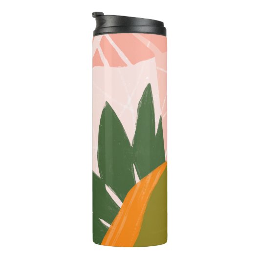 Bouteilles Isothermes Collage Jungle I (Tourné sur la droite)