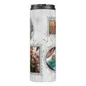 Bouteilles Isothermes Collage photo customisé et citation mémorable (Dos)