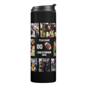 Bouteilles Isothermes Collage photo de football (Tourné sur la gauche)