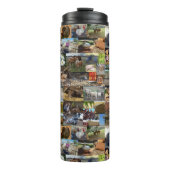 Bouteilles Isothermes Collage photo de la ferme, (Devant)