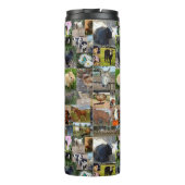 Bouteilles Isothermes Collage photo de la ferme, (Dos)