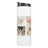 Bouteilles Isothermes Collage photo de première Fête des pères | Bouteil (Tourné sur la droite)