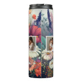 Bouteilles Isothermes Collage photo Fleur sauvage moderne - Best Mom Cad (Dos)