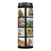 Bouteilles Isothermes Collage photo personnalisé moderne (Dos)