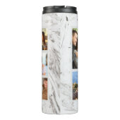 Bouteilles Isothermes Collage photo sur marbre blanc et gris (Dos)