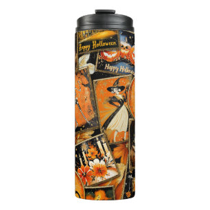 Bouteilles Isothermes Collage rétro vintage de fun Halloween