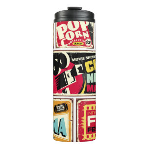 Bouteilles Isothermes Collection de panneaux de cinéma vintage. Industri