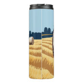 Bouteilles Isothermes Collie frontalier à la ferme (Dos)