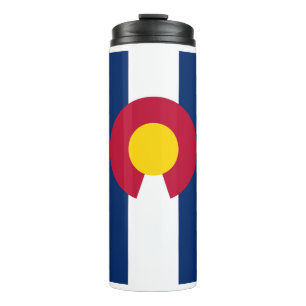 Bouteilles Isothermes Colorado : le drapeau du centième État américain