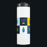 Bouteilles Isothermes colorblock hébreu hanoukka<br><div class="desc">"colorblock hebrew hanoukka",  "hanoukka menorah",  "happy hanoukka",  channuka,  channukah,  hannukah,  Hanoukka,  "star of david",  "dreidel champion",  "horrible hanoukka"</div>