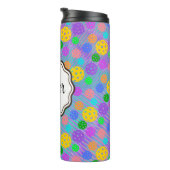 Bouteilles Isothermes Coloré Personnalisé Pickleball Pop Art (Tourné sur la droite)