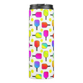 Bouteilles Isothermes Coloré, Pickleball Paddles, Bal Jaune (Dos)