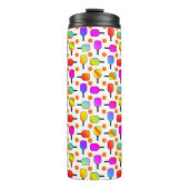 Bouteilles Isothermes Coloré, Pickleball Paddles, Orange Pickleballs (Devant)