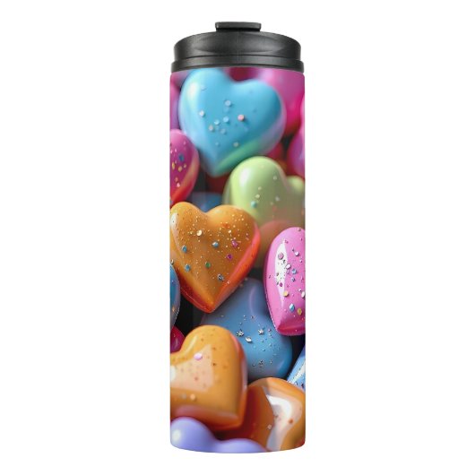 Bouteilles Isothermes Colorful Candy Love Hearts (Devant)
