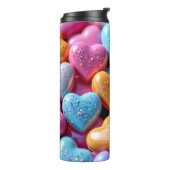 Bouteilles Isothermes Colorful Candy Love Hearts (Tourné sur la gauche)