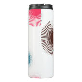 Bouteilles Isothermes Colorful, cool, trend urban brush strokes circles (Dos)