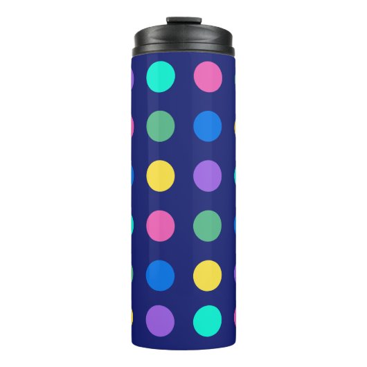 Bouteilles Isothermes Colorful Geometric Dots Drinkware Design -  (Devant)