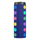 Bouteilles Isothermes Colorful Geometric Dots Drinkware Design -  (Dos)
