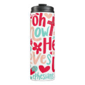 Bouteilles Isothermes Colorful Oh Comment Il Nous Aime Graphique (Devant)