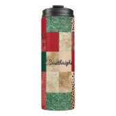 Bouteilles Isothermes Colorful Patchwork Design Animal Prints Textured  (Devant)