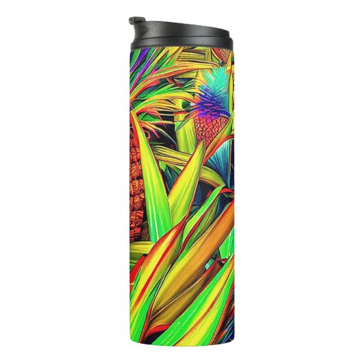 BOUTEILLES ISOTHERMES COLORFUL PINEAPPLE PATTERNS (Tourné sur la droite)