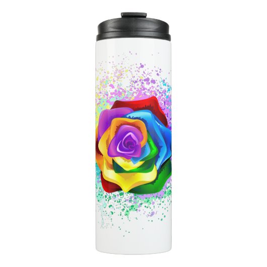 Bouteilles Isothermes Colorful Rainbow Rose (Devant)