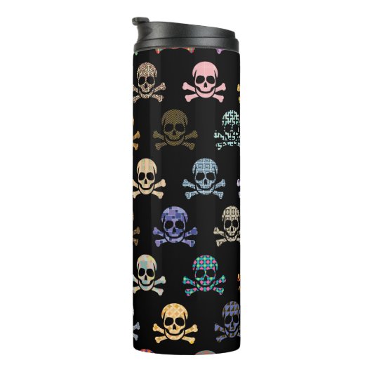 Bouteilles Isothermes Colorful Skull (Tourné sur la droite)