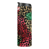 Bouteilles Isothermes Colorful Spotted Patchwork Texture (Tourné sur la droite)
