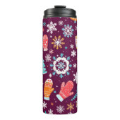 Bouteilles Isothermes Colorful Winter Pattern (Devant)