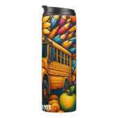 Bouteilles Isothermes Colourful Crayons Bus Driver Thermal Tumbler (Tourné sur la droite)