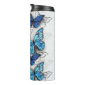 Bouteilles Isothermes Composition des White and Blue Butterflies (Tourné sur la droite)