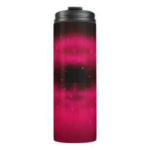 Bouteilles Isothermes Composition fractale rose Abstraite. Explosion mag