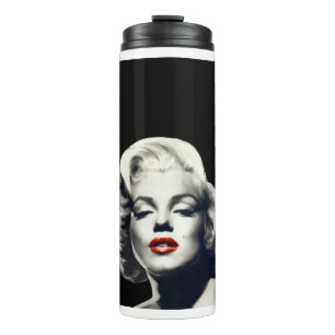 Bouteilles Isothermes CON24BW-V4 lèvres rouges Marilyn DANS BLACK.tif