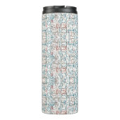 Bouteilles Isothermes Concasse-tête - cercles, rectangles et carrés (Dos)