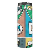 Bouteilles Isothermes concept créatif Abstrait comic pop art style blan (Dos)