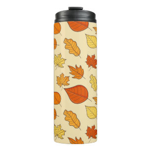 Bouteilles Isothermes Concept feuille : Motif symbole d'automne