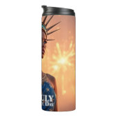 Bouteilles Isothermes Conception 4 juillet splendide - Fireworks & Freed (Tourné sur la droite)