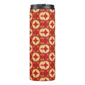 Bouteilles Isothermes Conception Abstraite Géométrique Rouge (Dos)