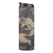 Bouteilles Isothermes Conception camo rétro, chili avec poignée pratique (Tourné sur la droite)