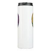 Bouteilles Isothermes Conception cardiaque gay pride (Dos)
