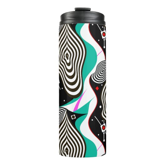 Bouteilles Isothermes Conception créative Motif Abstraite et transparent (Devant)