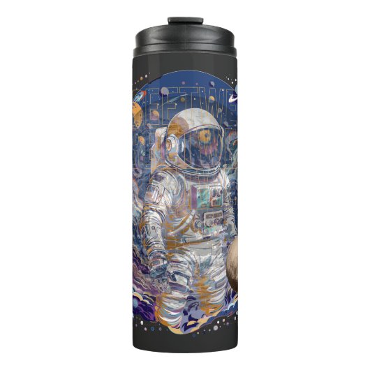 Bouteilles Isothermes Conception d'astronaute (Devant)