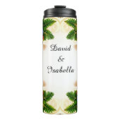 Bouteilles Isothermes Conception de cadre floral vibrant (Devant)