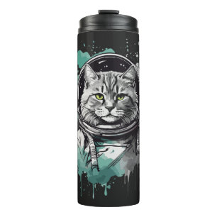 Bouteilles Isothermes Conception de chat en étoile noire verte