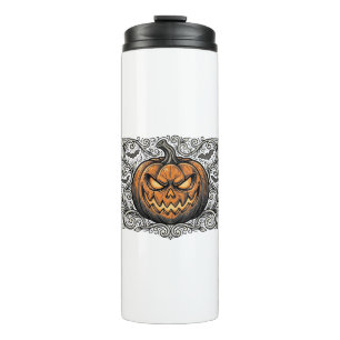 Bouteilles Isothermes Conception de chemise de citrouille Halloween Grav